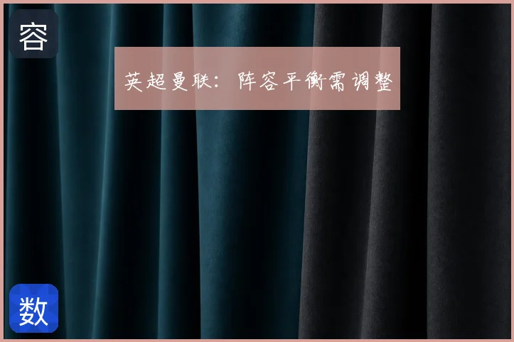 英超曼联：阵容平衡需调整